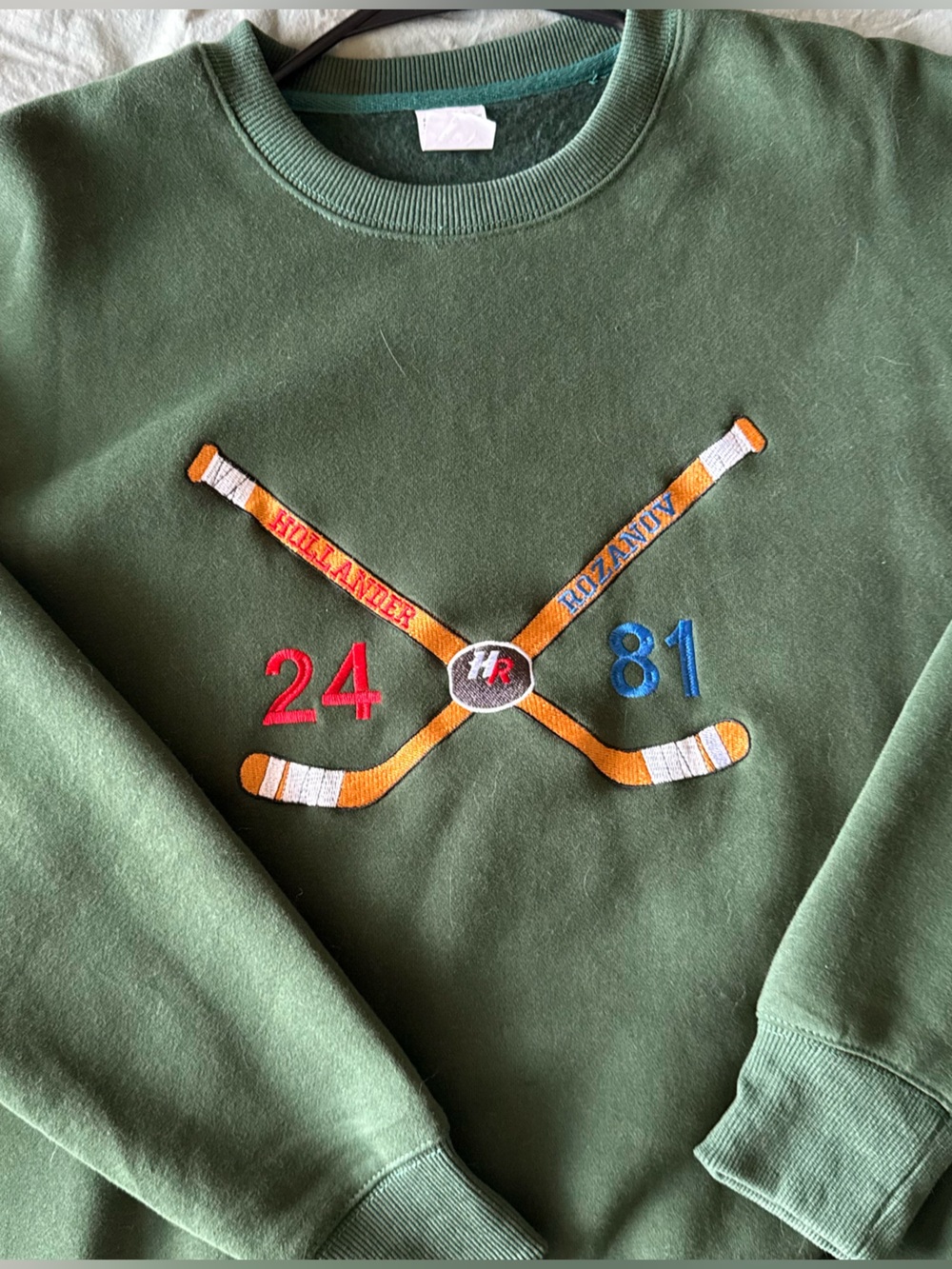 Heated Rivalry Embroidered Sweater